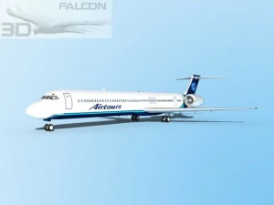 falcon3d md 80 tour aerei Modello 3D