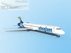 falcon3d md 80 allegiant 3D Model