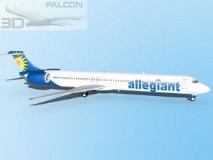falcon3d md 80 allegiant Modelo 3D