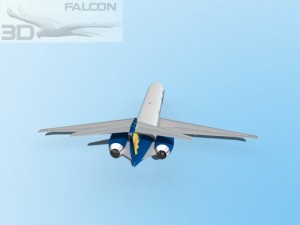 falcon3d md 80 allegiant Modelo 3D
