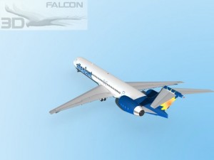 falcon3d md 80 allegiant Modelo 3D