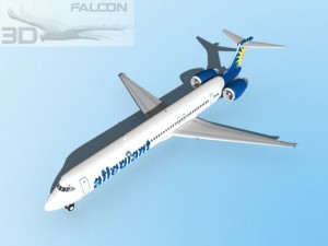falcon3d md 80 allegiant Modelo 3D
