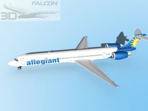 falcon3d md 80 allegiant Modelo 3D