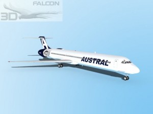 falcon3d md 80 austral 3D-Modell