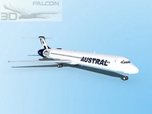 falcon3d md 80 austral 3D Model