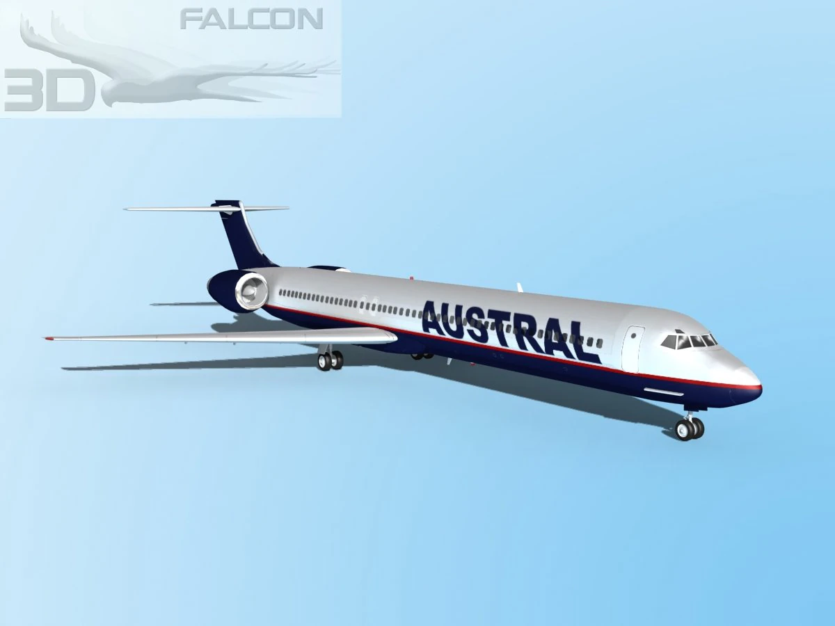 falcon3d md 80 austral 2 3D Model .c4d .max .obj .3ds .fbx .stl .blend 