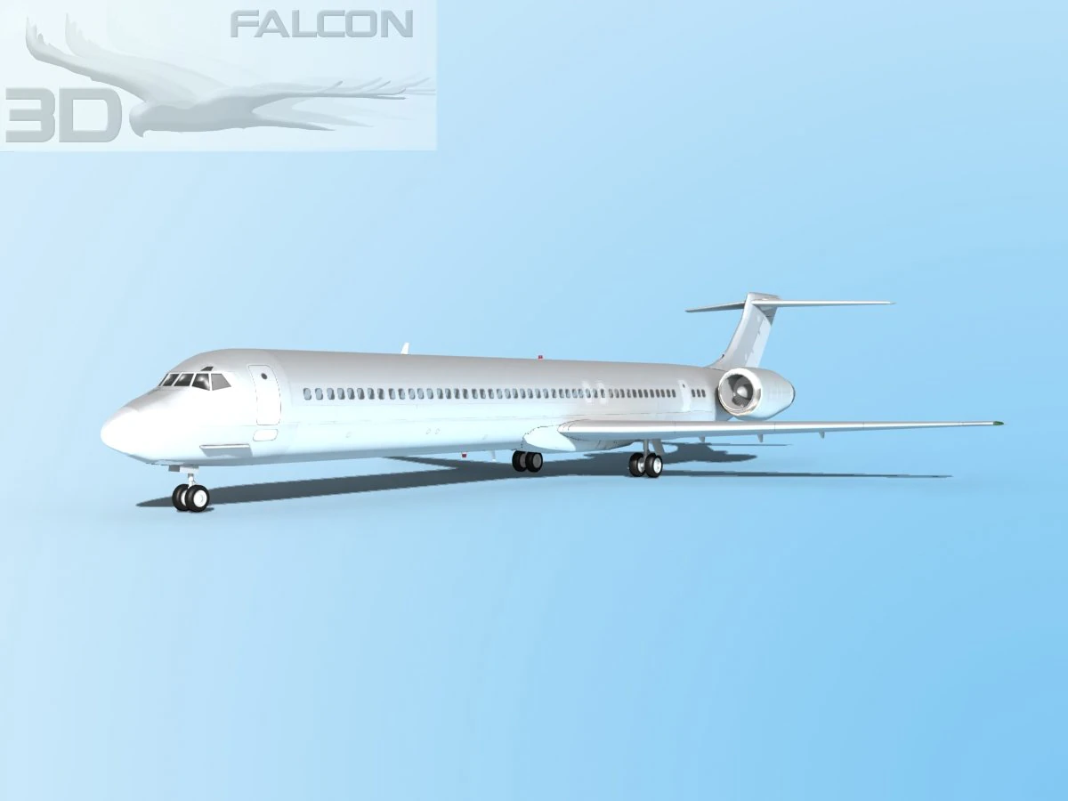 falcon3d md 80 bare metal 3D Model .c4d .max .obj .3ds .fbx .stl .blend 