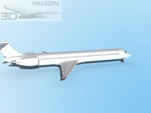 falcon3d md 80 bare metal Modelo 3D