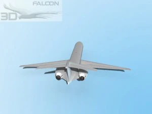 falcon3d md 80 bare metal 3D Model