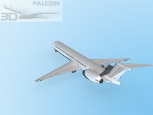 falcon3d md 80 bare metal Modelo 3D