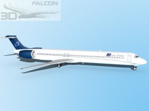 falcon3d md 80 blue line 3D Model