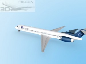 falcon3d md 80 blue line 3D Model