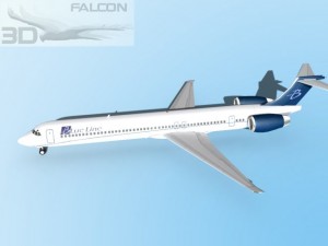 falcon3d md 80 blue line 3D Model