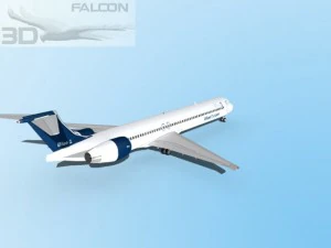 falcon3d md 80 blue1 3D Model