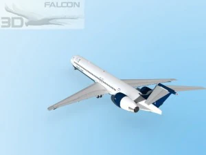 falcon3d md 80 blue1 3D Model