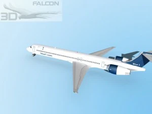 falcon3d md 80 blue1 3D Model