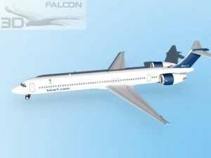 falcon3d md 80 blue1 3D Model