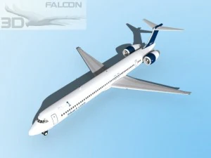 falcon3d md 80 blue1 3D Model