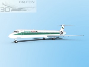 falcon3d md 80 bulgarian charter Model 3D