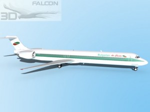 falcon3d md 80 bulgarian charter Model 3D