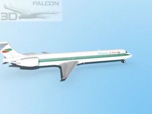 falcon3d md 80 bulgarian charter Model 3D