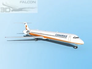 falcon3d md 80 canarias 3D Model