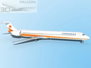 falcon3d md 80 canarias 3D Model