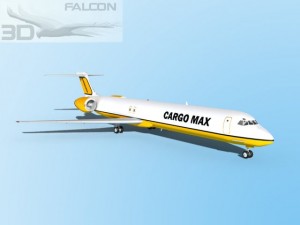 falcon3d md 80 cargomax 3D Model