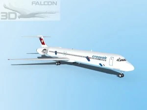 falcon3d md 80 crossair 3D Model