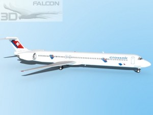 falcon3d md 80 crossair 3D Model