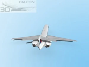 falcon3d md 80 crossair 3D Model