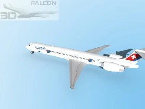 falcon3d md 80 crossair 3D Model