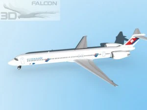 falcon3d md 80 crossair 3D Model