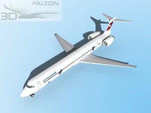 falcon3d md 80 crossair 3D Model