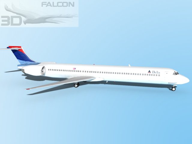 falcon3d md 80 delta Modelo 3D .c4d .max .obj .3ds .fbx .stl .blend 
