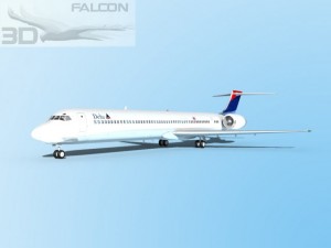 falcon3d md 80 delta Modelo 3D