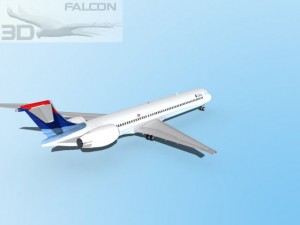 falcon3d md 80 delta Modelo 3D