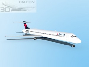 falcon3d md 80 delta 2 3D 모델