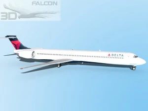 falcon3d md 80 delta 2 3D Model