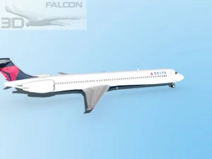 falcon3d md 80 delta 2 3D Model