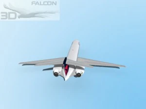 falcon3d md 80 delta 2 3D Model