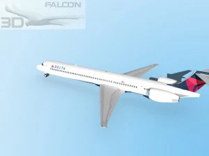 falcon3d md 80 delta 2 3D Model