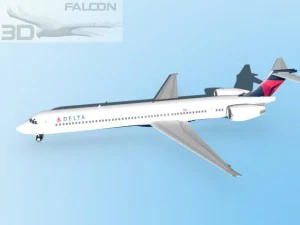 falcon3d md 80 delta 2 3D Model