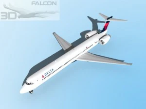 falcon3d md 80 delta 2 3D Model