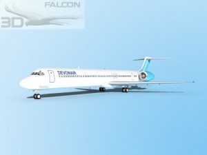 falcon3d md 80 devonair Modelo 3D