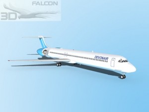 falcon3d md 80 devonair Modelo 3D
