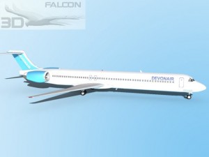 falcon3d md 80 devonair Modelo 3D