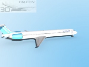 falcon3d md 80 devonair Modelo 3D