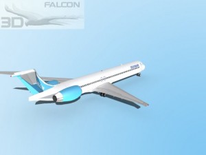 falcon3d md 80 devonair Modelo 3D