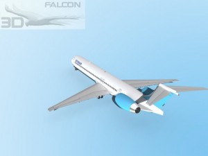 falcon3d md 80 devonair Modelo 3D